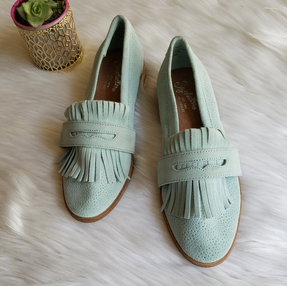 Seychelles Shoes - Seychelles Stray Suede Fringe Leather Loafers 7.5